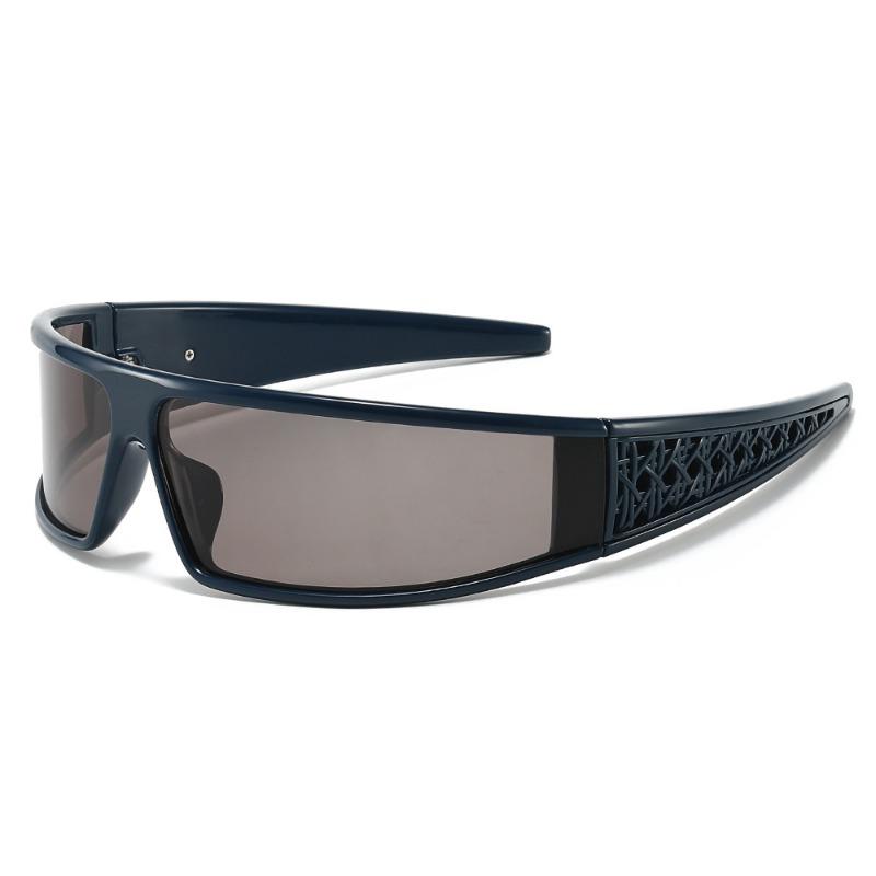 Silver Sunglasses Color Hollowed Out Future Sense Of Technology Hot Girls Net Red Sunglasses Women Sunglasses Trendy Men