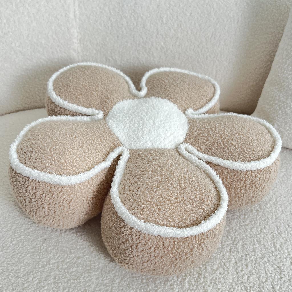 Шикарная геометрическая подушка с цветочным принтом - Мягкая, моющаяся полиэстеровая подушка для декора кровати и дивана