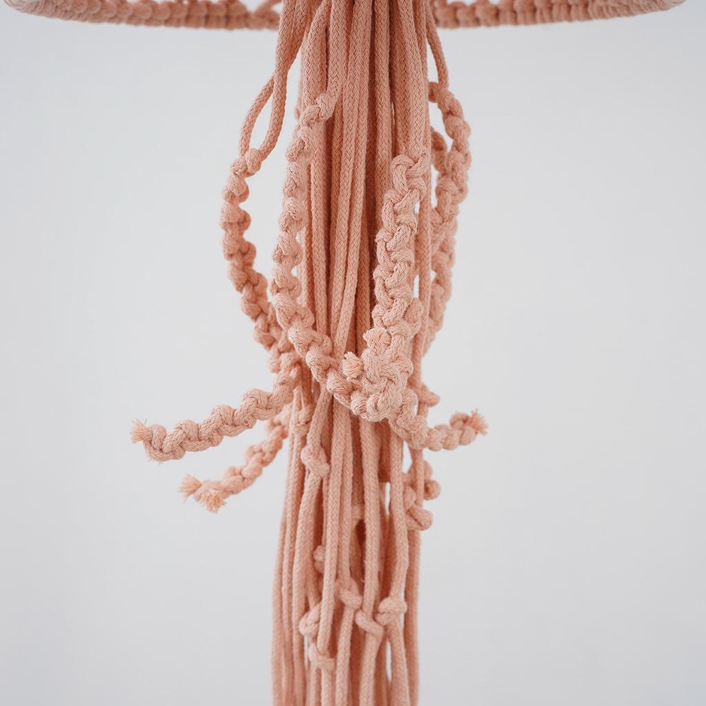 Nordic Handmade Cotton Rope Jellyfish Hanging Ornament for Children's Room or Bedroom