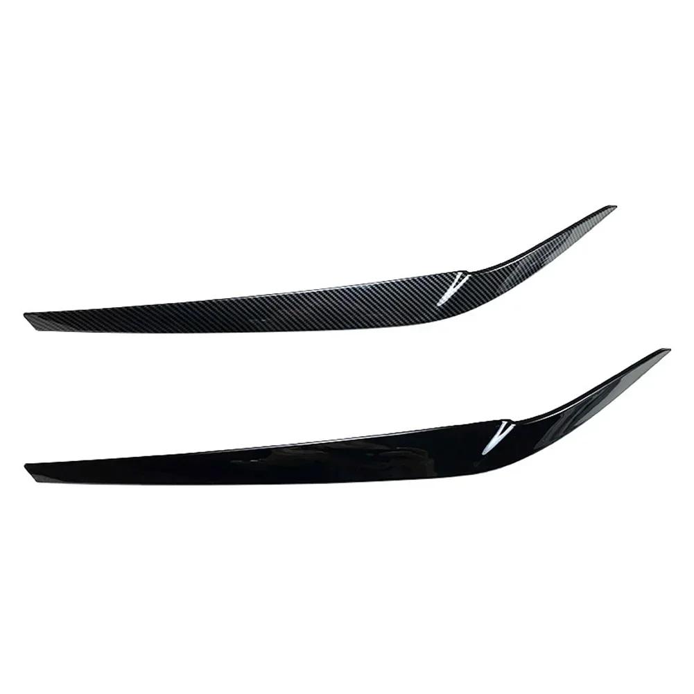 Car Front Headlights Plastic Eyelid Eyebrows Trims Suitable suit For BMW 5 Series G30 G31 G38 F90 M5 525I 530I 540I 2017-2025