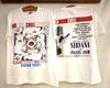 Футболка унисекс с графикой группы Red Hot Chili Peppers, 2 стороны, белая, репринт S-5XL