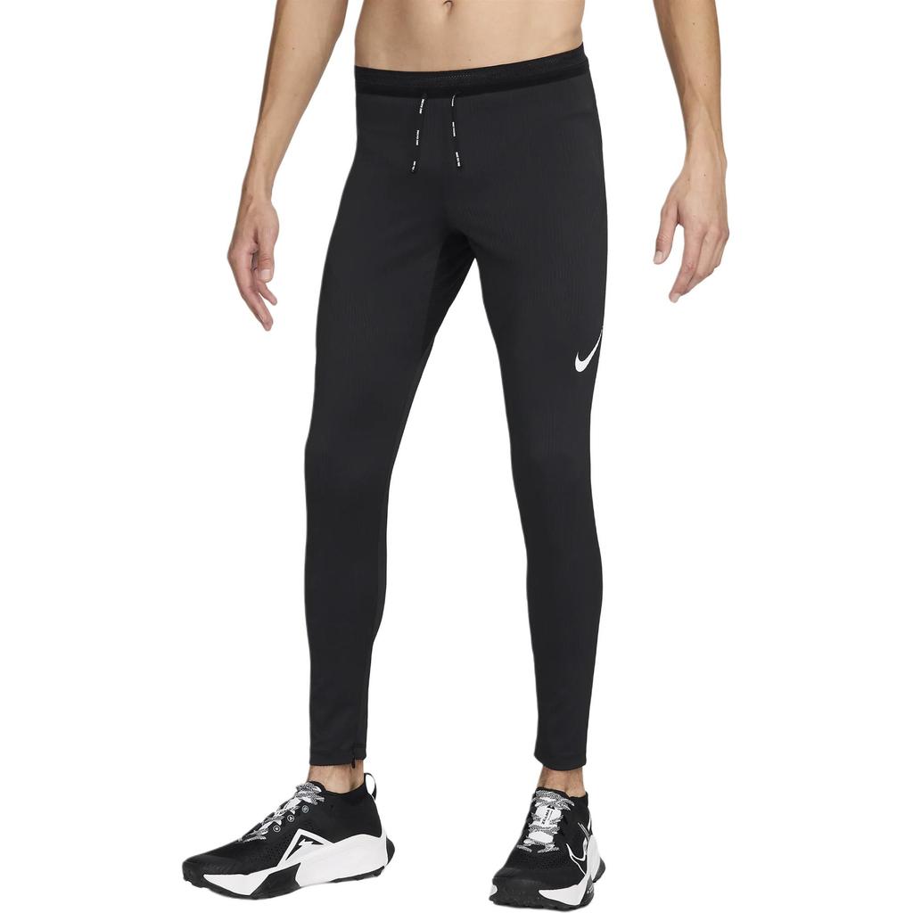 Nike Aeroswift Logo Comfort Sports Длинные брюки мужские, черные FN3367-010