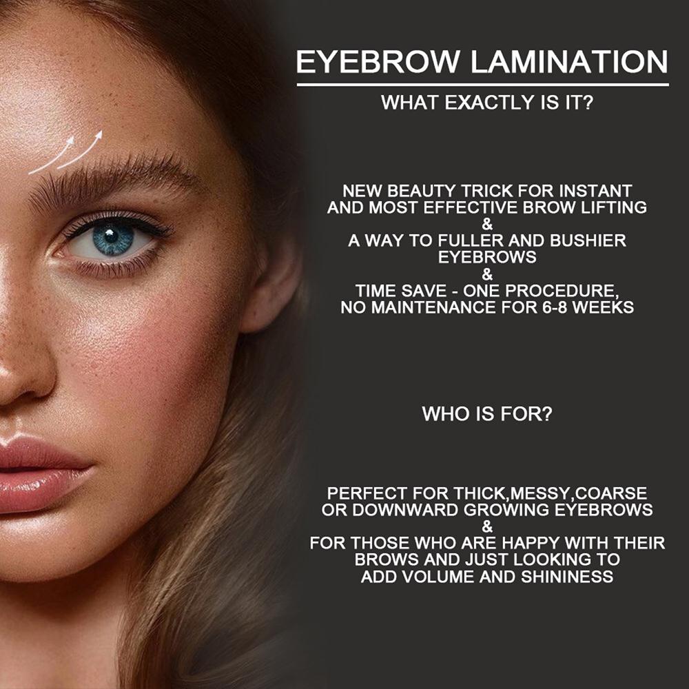 Набор для подтяжки ресниц Профессиональный набор для ламинирования бровей с завивкой для бровей для салона и домашнего использования