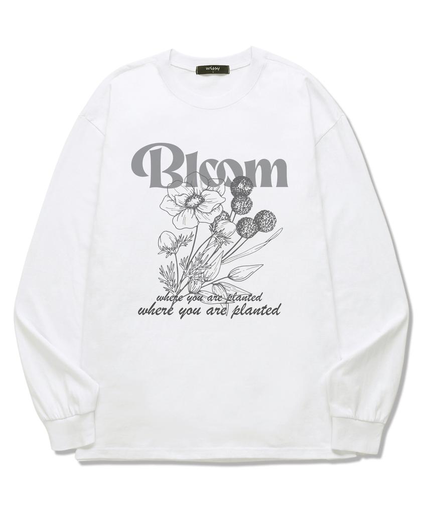 Футболка с длинным рукавом Wissi Bloom (Wls028) белый