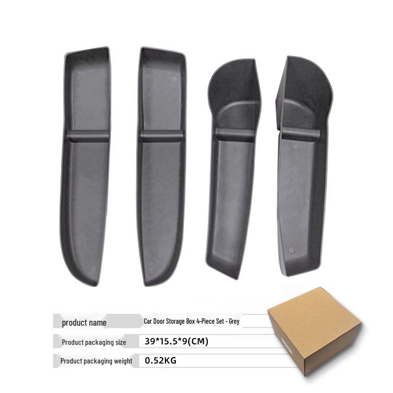 Tesla Model 3 Highland Набор из 4 водонепроницаемых органайзеров для хранения в дверях из TPE