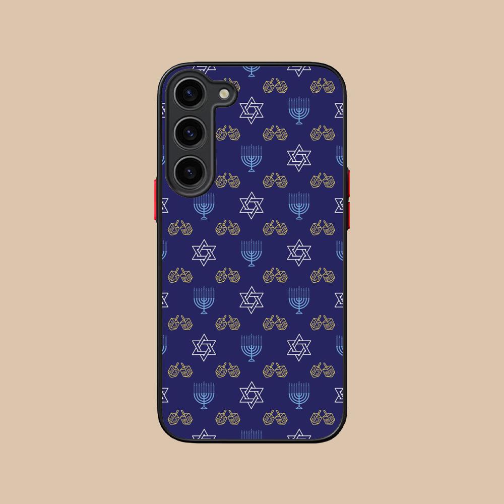 Еврейский чехол на телефон Ханука для Samsung Galaxy S25 S24 S23 S22 S21 Plus FE Ultra Цветной силиконовый чехол Чехол для смартфона