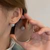 Жемчужные серьги-гвоздики "Русалка" двойного ношения: Серебро S925, Высококачественная Мода для Женщин