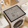 Washing Machine Dust Pad Cover Waterproof Oven Microwave Fridge Top Protector Mat Coffee Drain Pad Table Placemat Kitchen Rubber