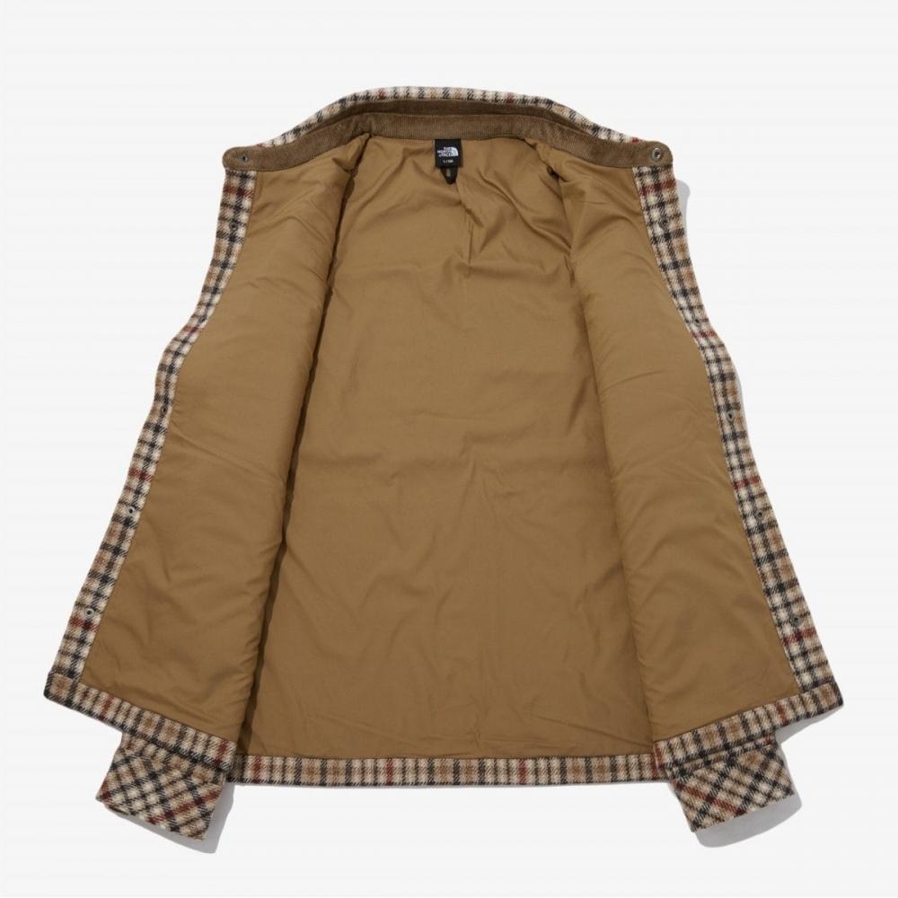 The North Face Мужская клетчатая рубашка-куртка Nj3vp79b