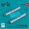 Reskit 122mm Rocket Pod 2pcs Plastic Model Parts 1/48 B-13L RSK48-0529 (Airplane)