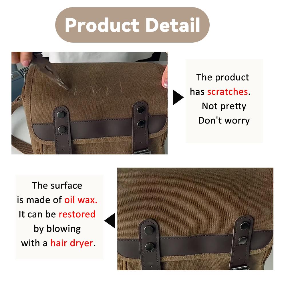 Motorcycle Travel Bags Side Bag Retro Waterproof Tool Bag Large Capacity Durable Shoulder Bags Universal