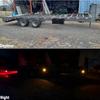 10 шт. Круглые светодиодные габаритные огни 2 дюйма для прицепов, 5 янтарных и 5 красных, герметичные, 2 круглых светодиодных габаритных огня для прицепа, 4 светодиода с резиновой втулкой