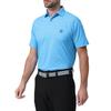FootJoy Men's Blue Sky Tweed Pattern Print Short Sleeve Shirt, Size Small, FJ-S24-S19, 81766-S
