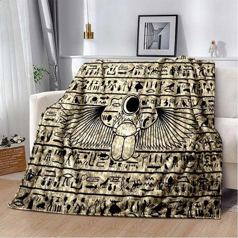 Древний Египет, египетский Бог, одеяло, одеяло для дивана, украшение для спальни, гостиной, одеяло для кровати, одеяло для пикника