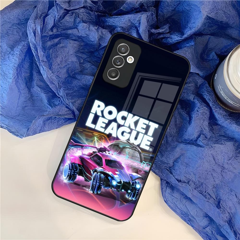 Чехол для телефона Rocket League для Samsung Galaxy S25 S24 S30 S21 S23 S20 S22 Fe Note 20 Pro Ultra Plus стеклянная крышка