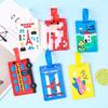 Creative PVC Luggage Tags Cartoon Cute Luggage Tag Silicone Suitcase Tag Id Name Label Travel Tag Bag Tags Travel Accessories