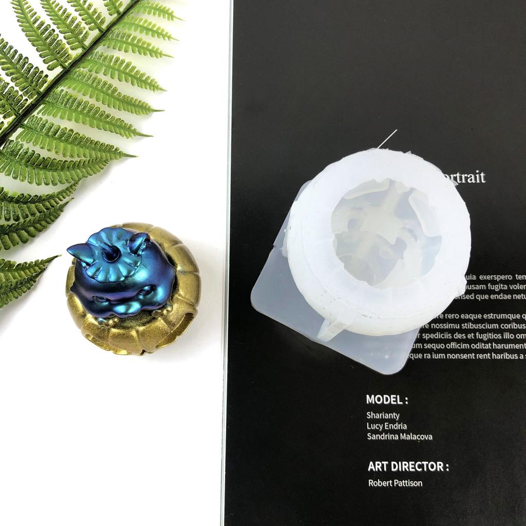 Хэллоуин кошка силиконовая форма для изготовления свечей пластырь мыло формы из эпоксидной смолы гипсовые украшения для шоколада DIY форма для выпечки