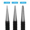 3pcs 1.5/2/3MM High-carbon Steel Center Punch Set 3.98inch Non Slip Center Punch For Alloy Steel Metal Wood Marking Drilling Too
