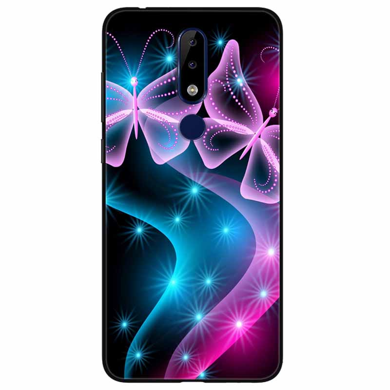 Для Nokia 5.1 Plus Чехол Мягкий Силикон Мультфильм Модный ТПУ Чехлы для Телефона для Nokia X5 Обложка 5.1Плюс Милый для NokiaX5 Защитный