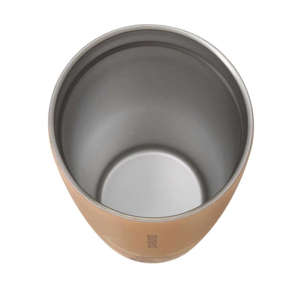 Starbucks Autumn Festival 2025 Stainless Steel Tumbler, Moon Beige, 473ml, Moon Viewing Rabbit Design