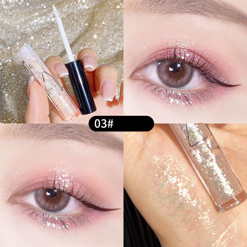 Жидкие тени для век One Drop слезные блестки Блеск и поляризационный монохромный хайлайтер Eyeshadow Solution