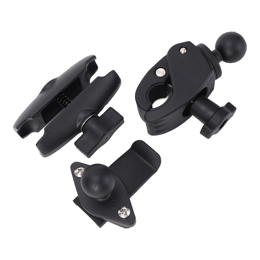 Motorcycle GPS Mount 1in Ball Head Adjustable Handlebar Clamp Mount Base for Garmin Handheld GPS
