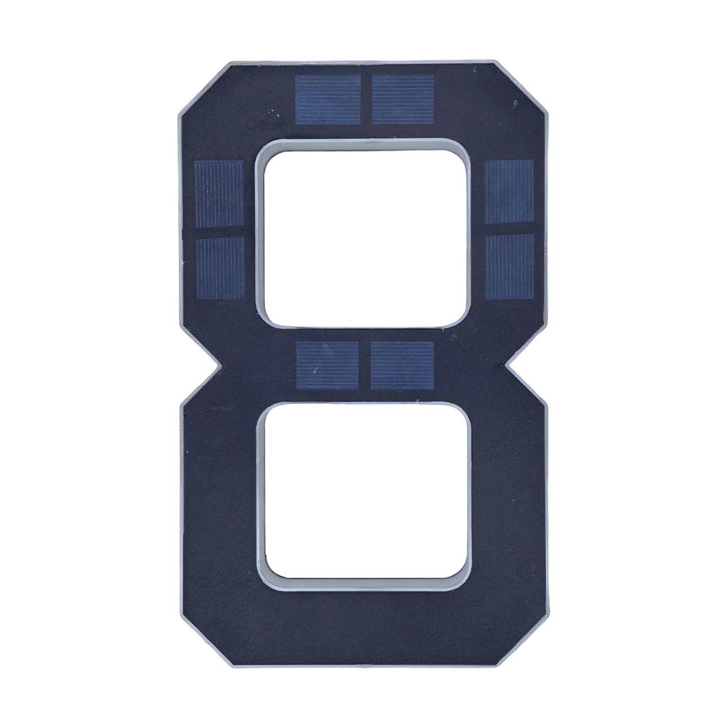 Solar Lighted House Numbers For Outside, Light Up LED Address Signs For Houses Digital Version