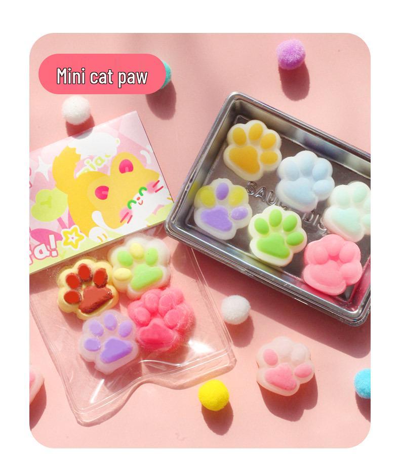 Мистер. Игрушка Мини DIY Кошачья Лапка Сыр Мягкая Резиновая Игрушка для Детей