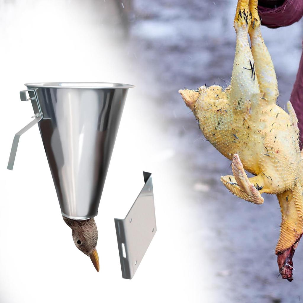 Containment Cone Chicken Bleeding Funnel Devices
