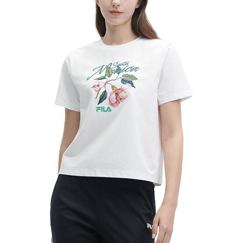 FILA T Shirt Women's Standard White F11W428112F-WT