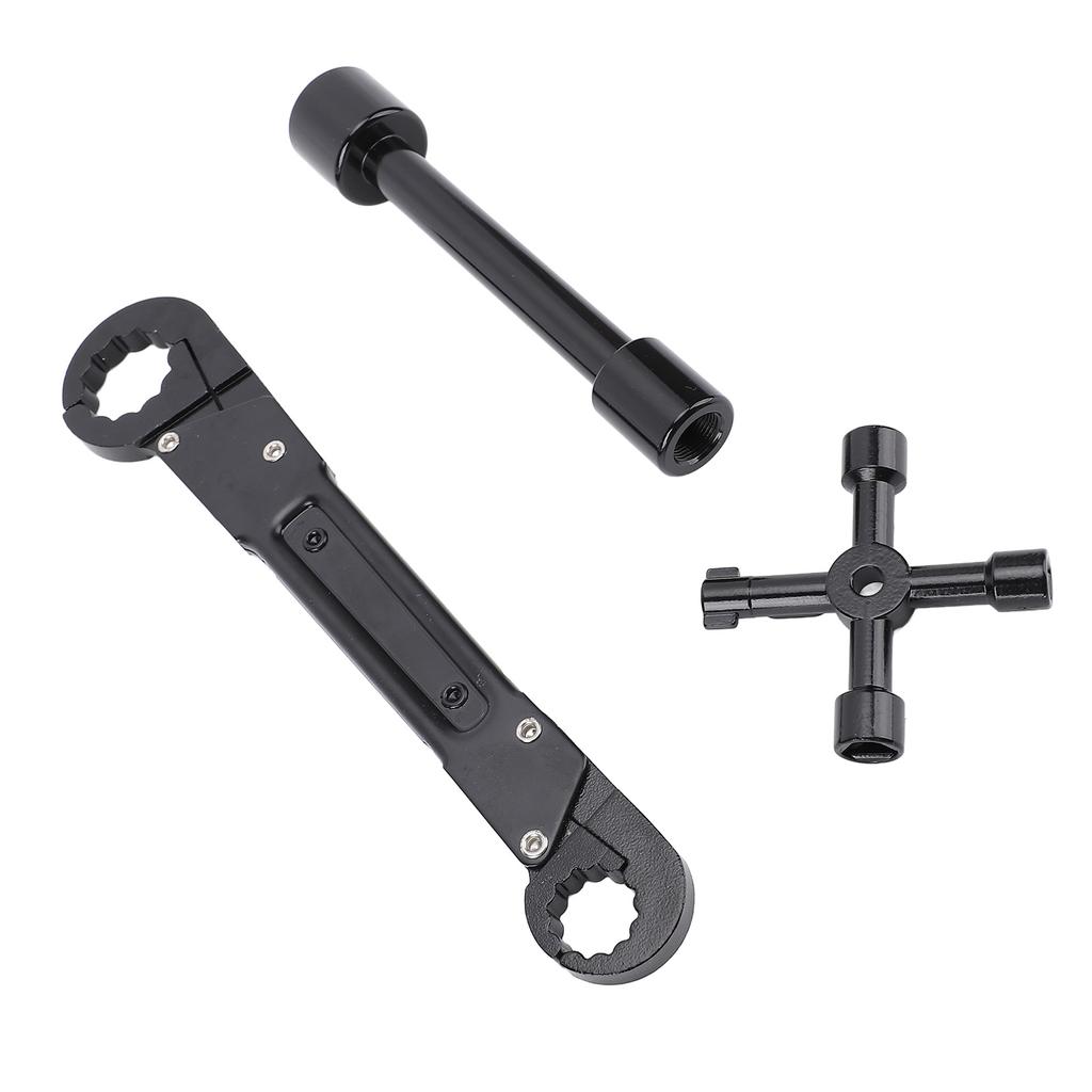 Сантехнические инструменты Стальной угловой запорный ключ Угловой накидной ключ Комплект Профессиональные сантехнические ключи Инструменты для трубных проектов