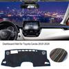 Dash Board Mat Fit for Toyota Corolla 2019-2022 with Head-up Display Left Rudder Blue Trim Dashboard Cover