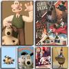 1 шт. Горячий Забавный Мультфильм W-WallaceS Милый G-Gromit Плакат HD Постеры Главная Комната Бар Кафе Декор Искусство Настенная Живопись Картина