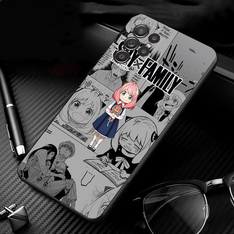 Spy X Family Anya Forger Phone Case for Samsung S25 S24 S23 S22 S21 S20 Ultra S20 S22 S21 S20 FE S24 Plus