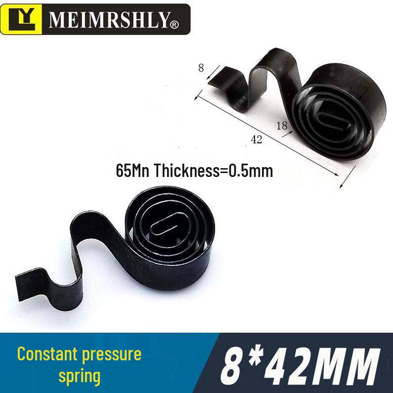 JR Motor Carbon Brush Holder Grip Bracket with Constant Force Spring, Aluminum Copper, 25*32*60 mm.