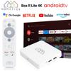 Homatics Box R Lite 4K TV Box AndroidTV 12 Netflix 4K Google Certified Amlogic S905Y4 2G32G Support Dolby Atmos AV1 H.265 2T2R Wifi BT5.0 ATV