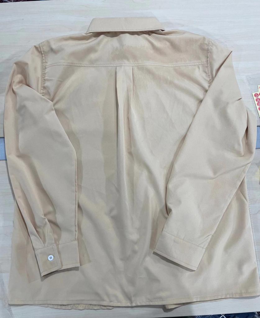 2024 Four Seasons Men's Urban Business Solid Color Button Lapel Shirt