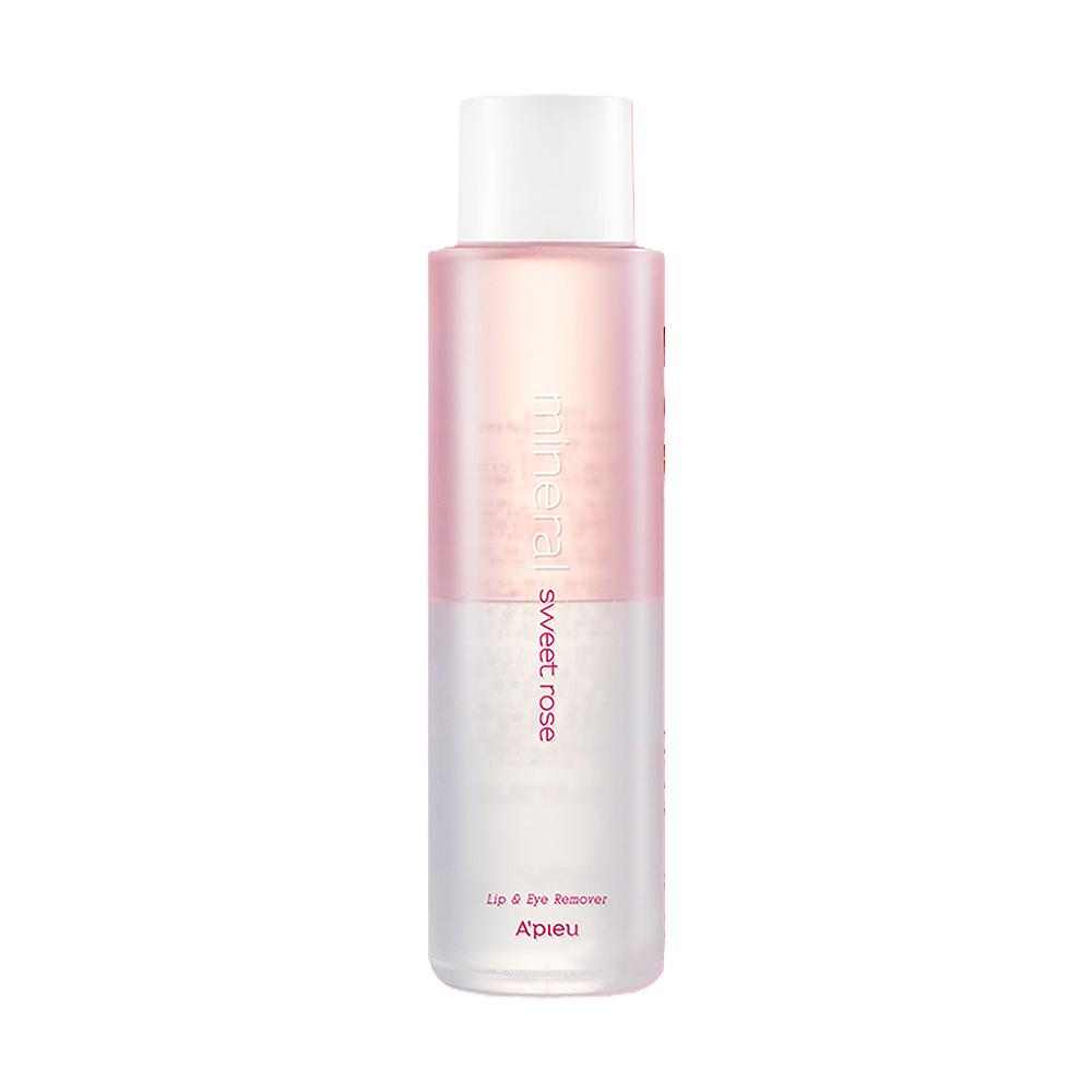 A'PIEU Mineral Lip & Eye Remover [Large Size] Sweet Rose 250ml