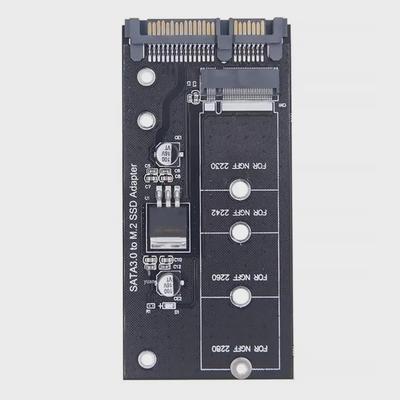 Адаптер M.2 NGFF - SATA3 SSD: Высокоскоростная 2,5-дюймовая карта-конвертер SATA