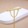 Gift Piercing Metal Punk Korean Style Hoop Earring Women Ear Buckle Ear Hook Tassel Chain Earrings