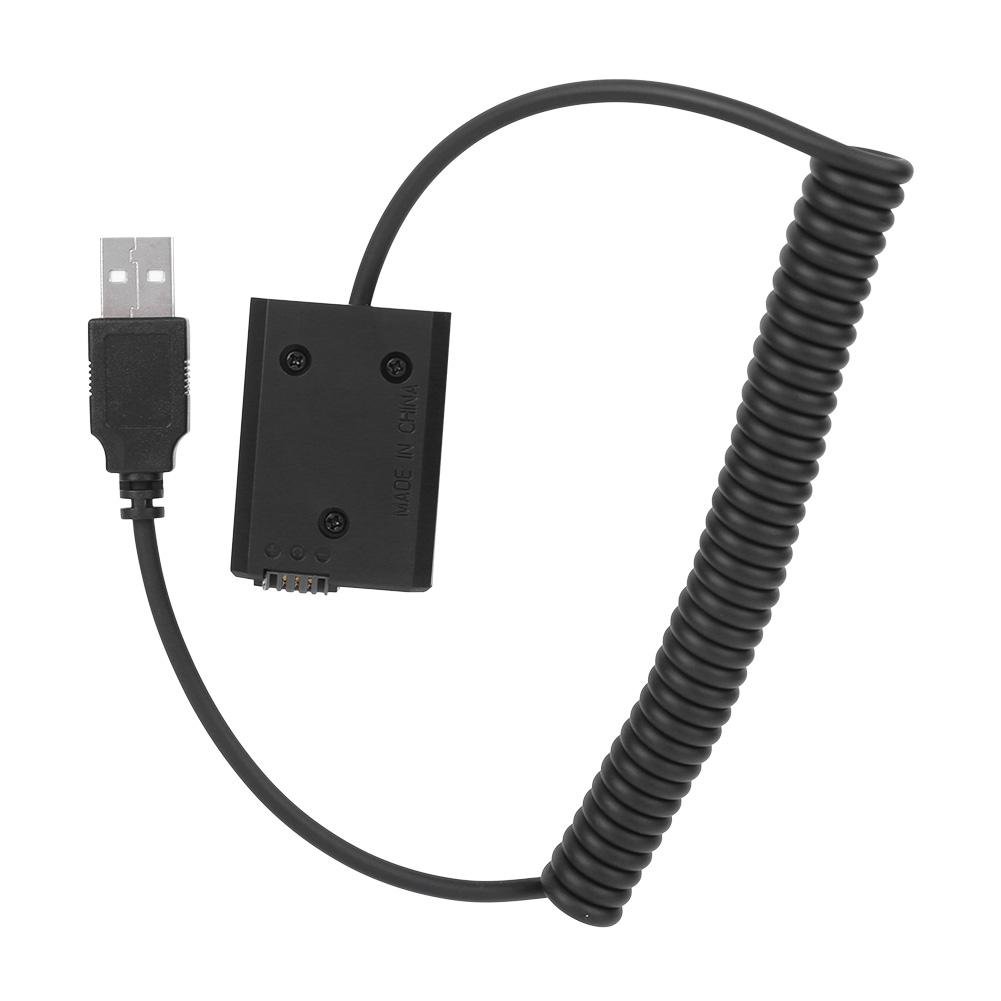 FW50 Черный ABS Полный Декодер 5В 2А USB-порт Имитатор Батареи с Пружинным Шнуром для Камер Sony A7 A3000 A6300 RX10