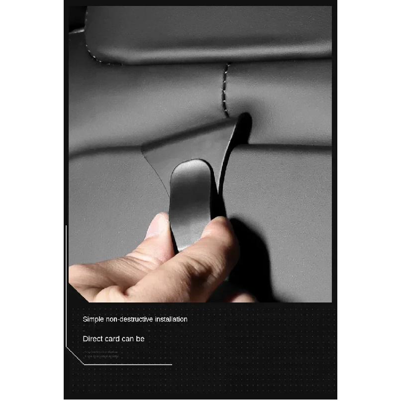 For Tesla Model X S 2025 2024 Front Seat Backrest Hook Sundries Storage Organizer Convenient Hanging Hook Interior Accessories