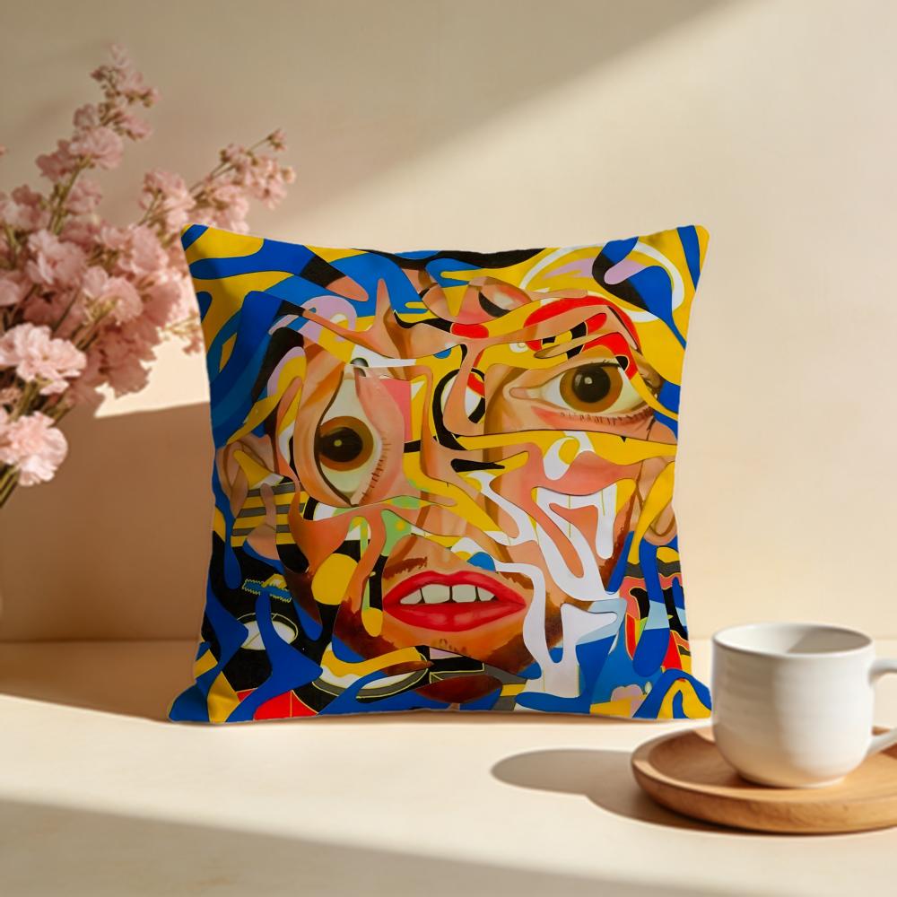 Hot MMac Miller Balloonerismew Cushion Cover Stylish Washable Pillow Cover Ideal for Couch Bedroom Car Decoration