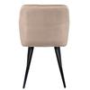 TORE velvet gray half stool, bar stool, 65