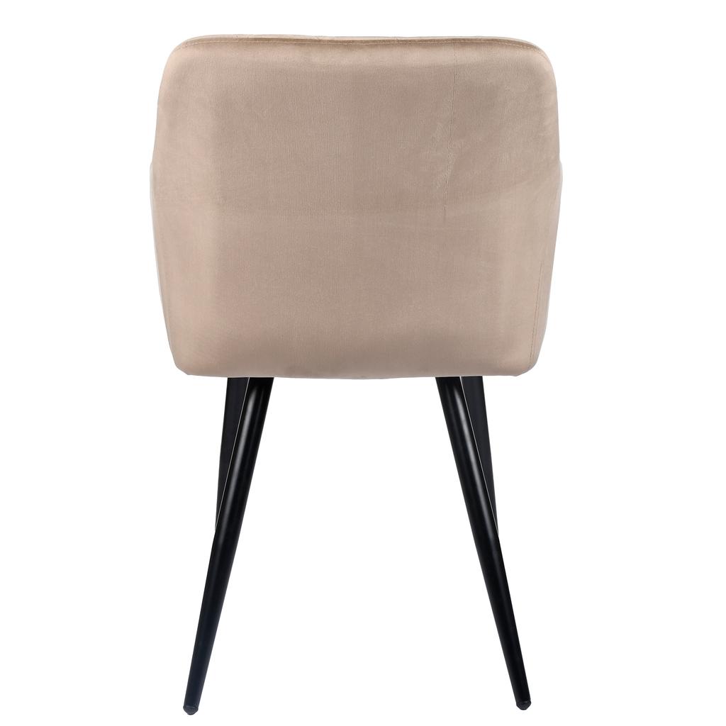 TORE velvet gray half stool, bar stool, 65