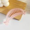 Fashion Hair Accessories Plastic Transparent Banana Clip Hair Clips Ponytail Holder Hair Claws