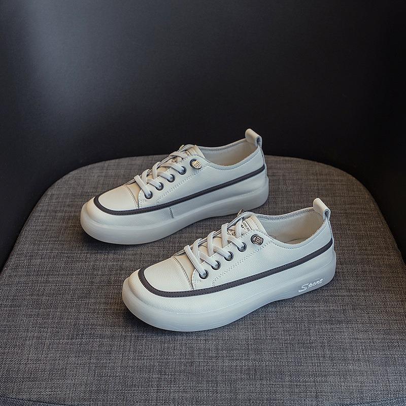 Белые туфли Повседневная обувь на плоской подошве