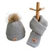 Warm Thicken Baby Hats and Scarf Windproof Baby Beanie Scarf 0-6y Kids Keep Warm Cap  Boys Girls