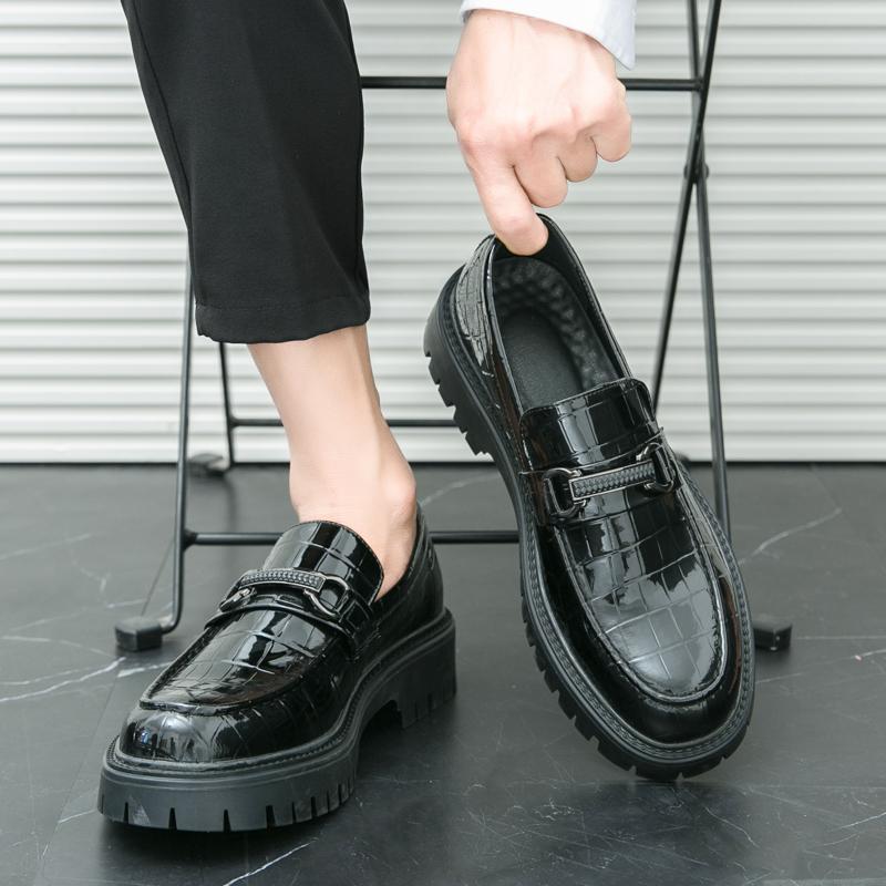 Лоферы, дизайнерская мужская повседневная обувь, роскошные туфли на платформе для отдыха на открытом воздухе, модные кожаные туфли для торжественных случаев, мокасины для вождения