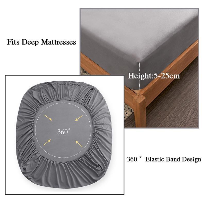 100% хлопок простыня на резинке односпальная двуспальная кровать размера King Queen размер чехол для матраса с резинкой простыня, 120/150//180/200 см простыня на резинке